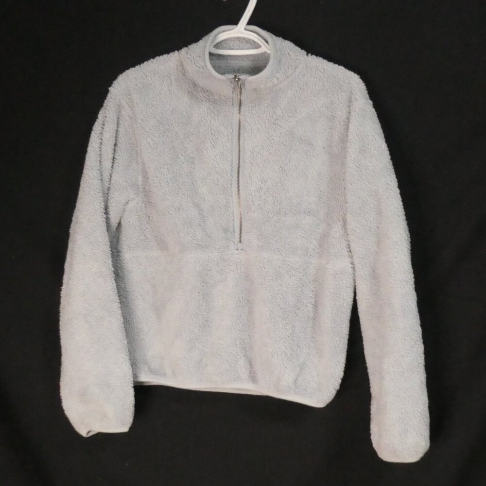 CORE LIFE | small | Light Blue Soft and Comfy Fleece Half-Zip Pullover | GUC